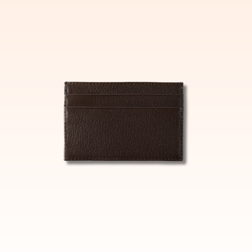 Leather Card Holder Arabica - MORELET®