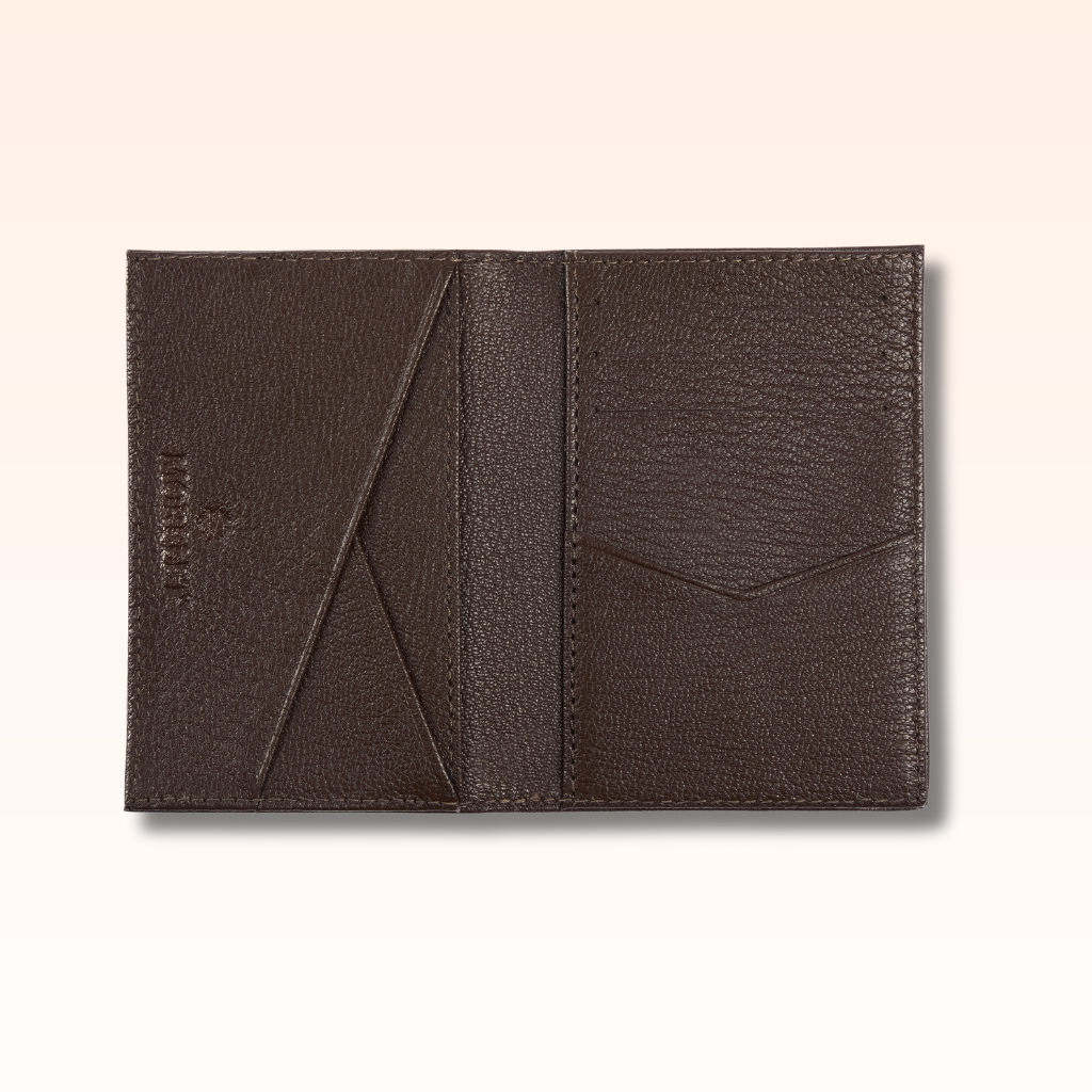 Compact Leather Wallet Arabica - MORELET®