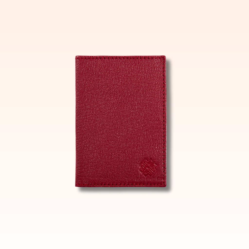 Compact Leather Wallet Red - MORELET®
