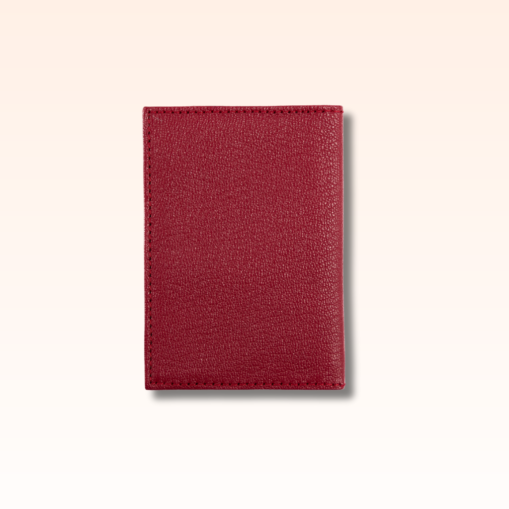 Compact Leather Wallet Red - MORELET®