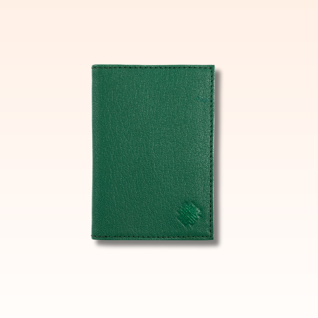 Compact Leather Wallet Vert - MORELET®