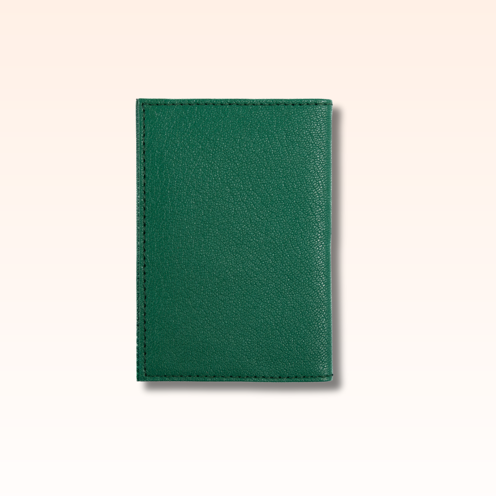Compact Leather Wallet Vert - MORELET®