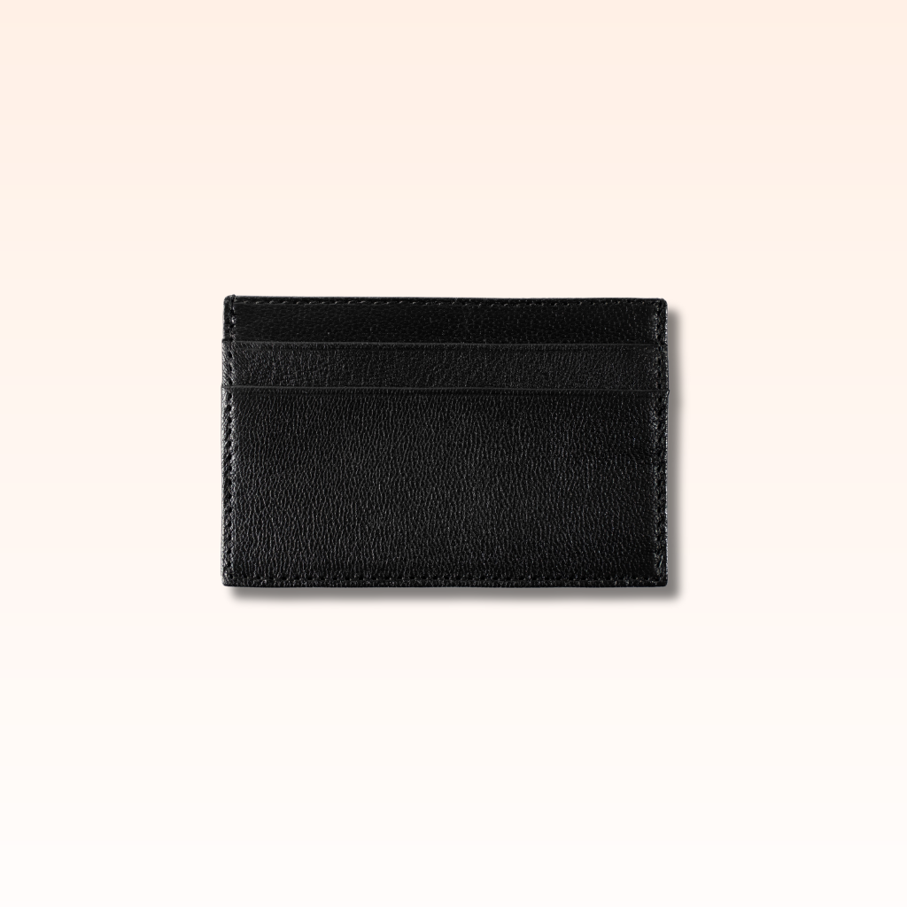 Leather Card Holder Noir - MORELET®