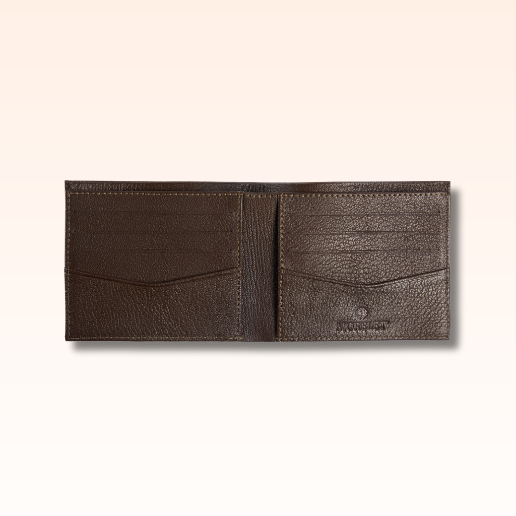 Bifold Crocodile Wallet Chocolate - MORELET®