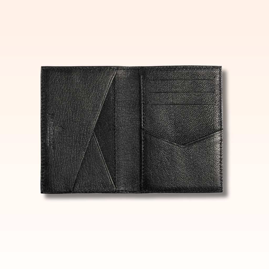 Compact Crocodile Wallet Black - MORELET®