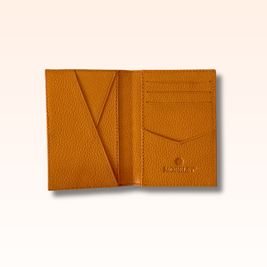 Compact Crocodile Wallet Amber - MORELET®