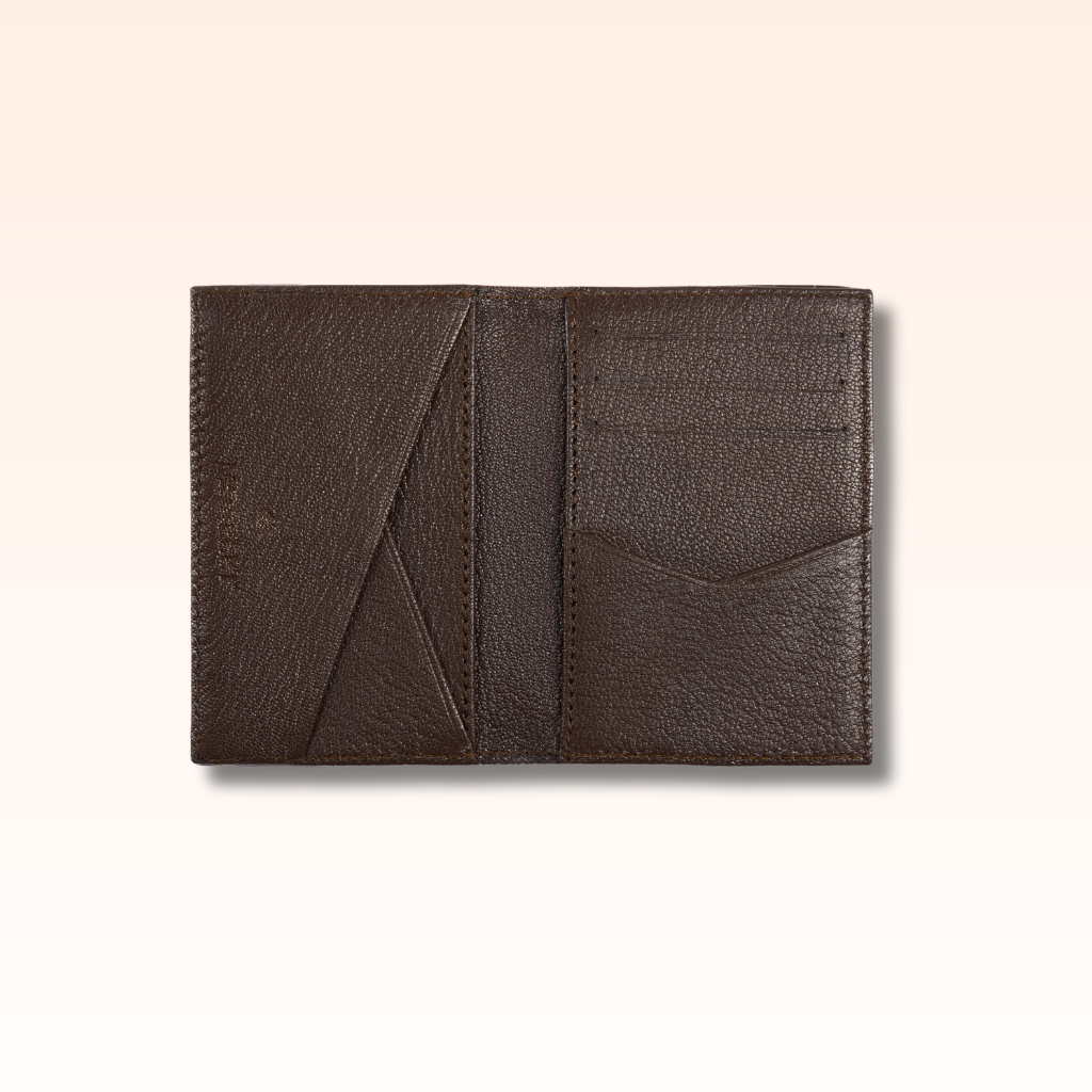 Compact Crocodile Wallet Nicotine - MORELET®