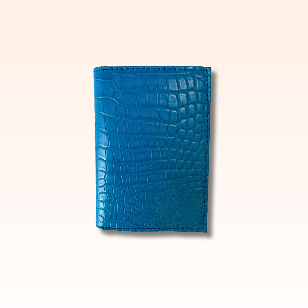 Compact Crocodile Wallet Tahití Mate - MORELET®