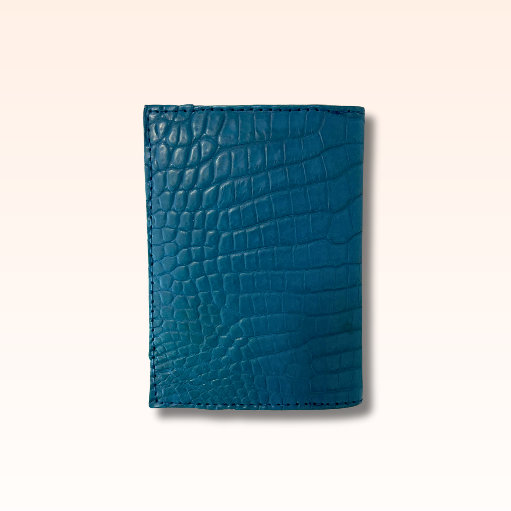 Compact Crocodile Wallet Tahití Mate - MORELET®