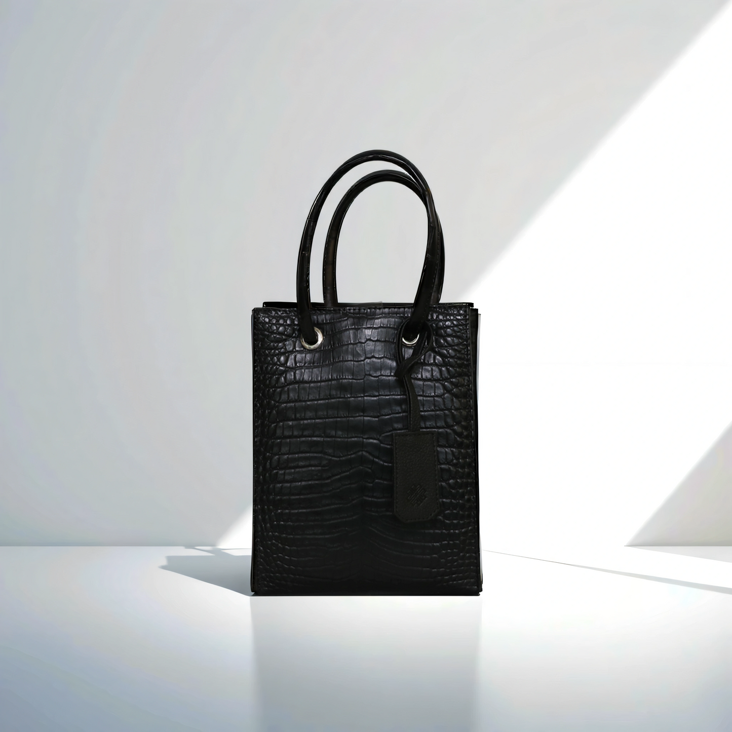Micro Tote de Cocodrilo