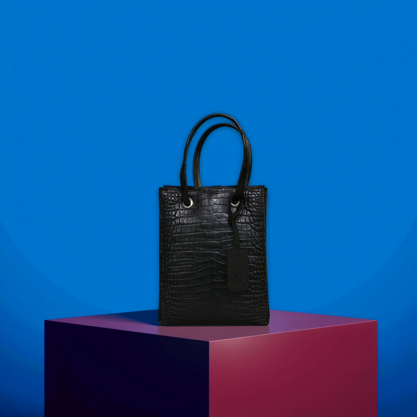 Micro Tote de Cocodrilo