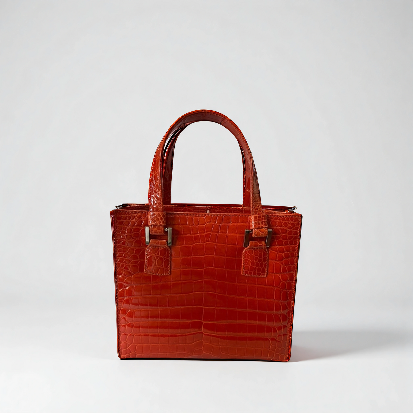 Mini Tote de Cocodrilo