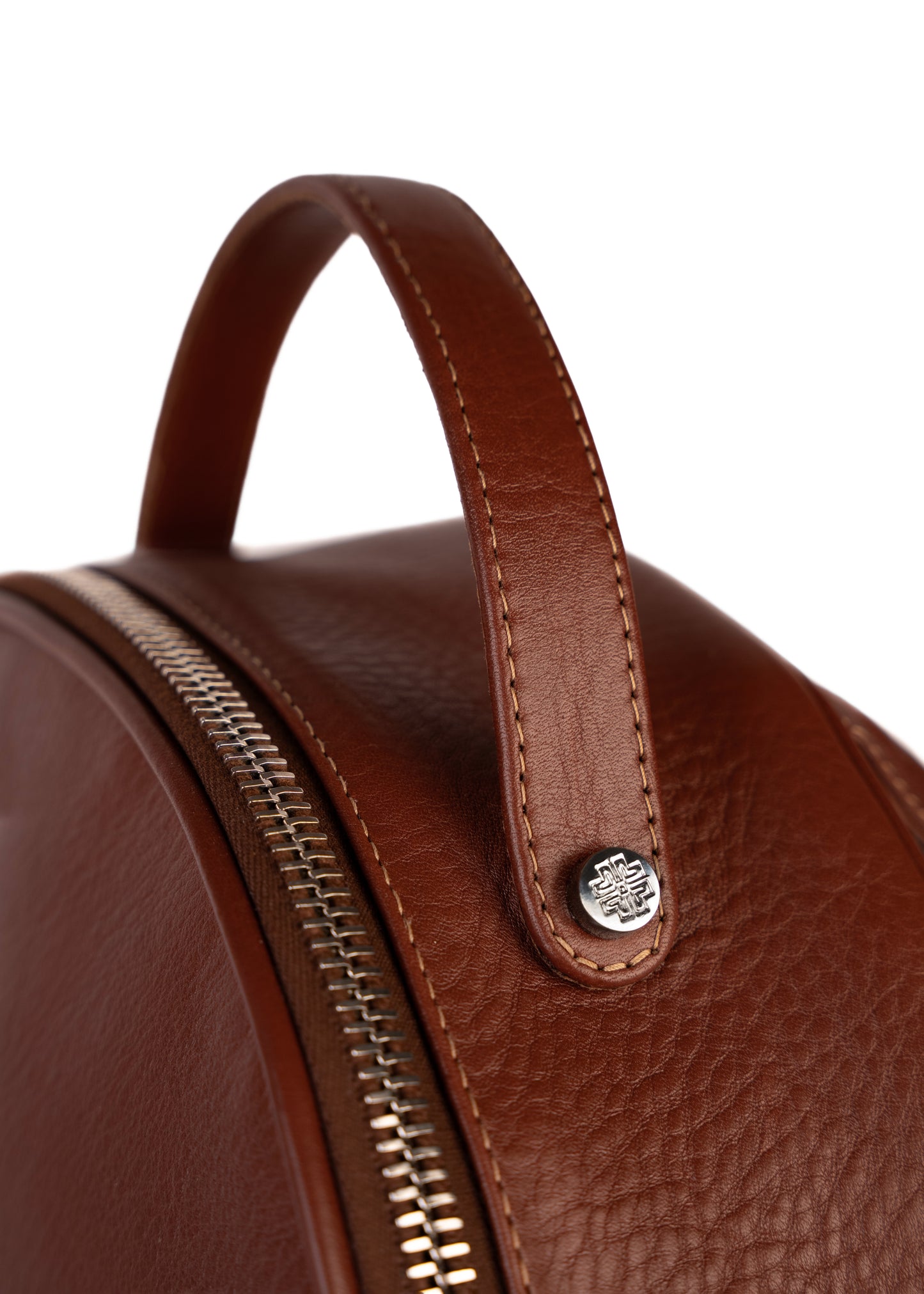 Luxury Leather Backpack Saddle Brown - MORELET®