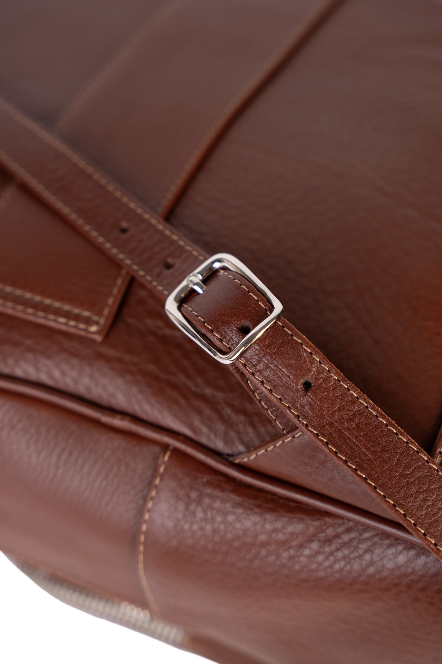Luxury Leather Backpack Saddle Brown - MORELET®