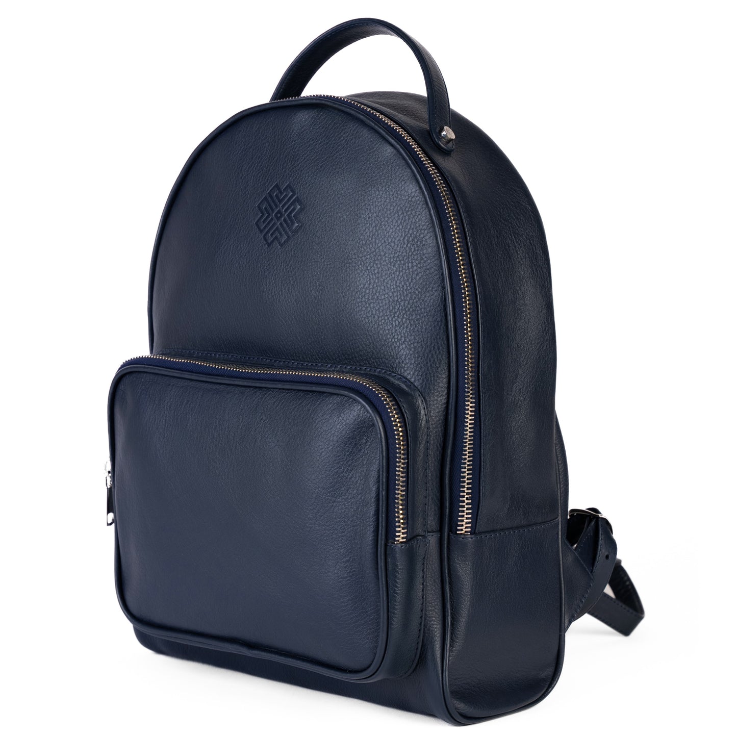 Luxury Leather Backpack Midnight Blue - MORELET®