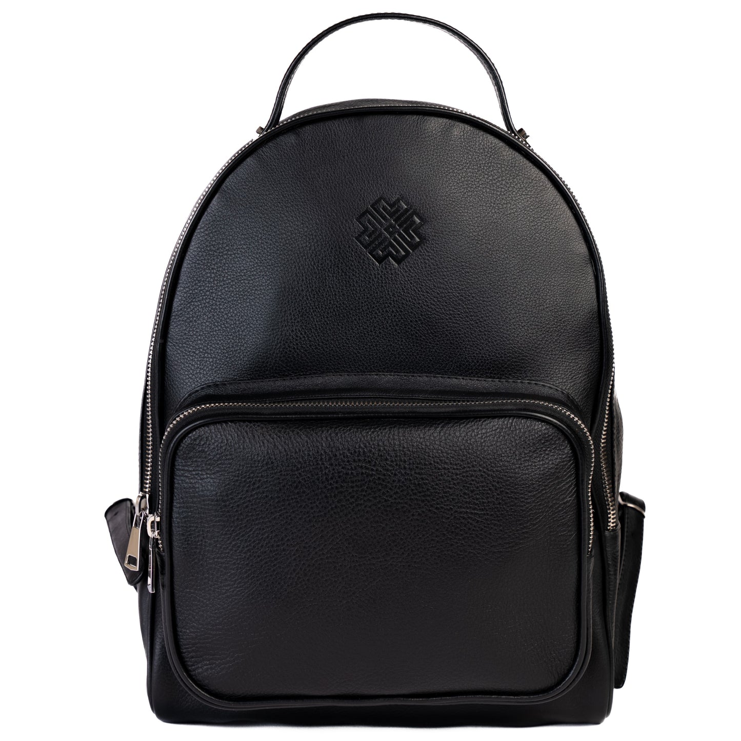 Luxury Leather Backpack Jet Black - MORELET®