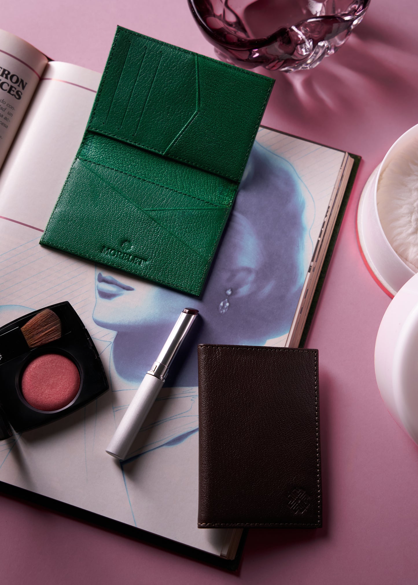 Compact Leather Wallet Arabica - MORELET®