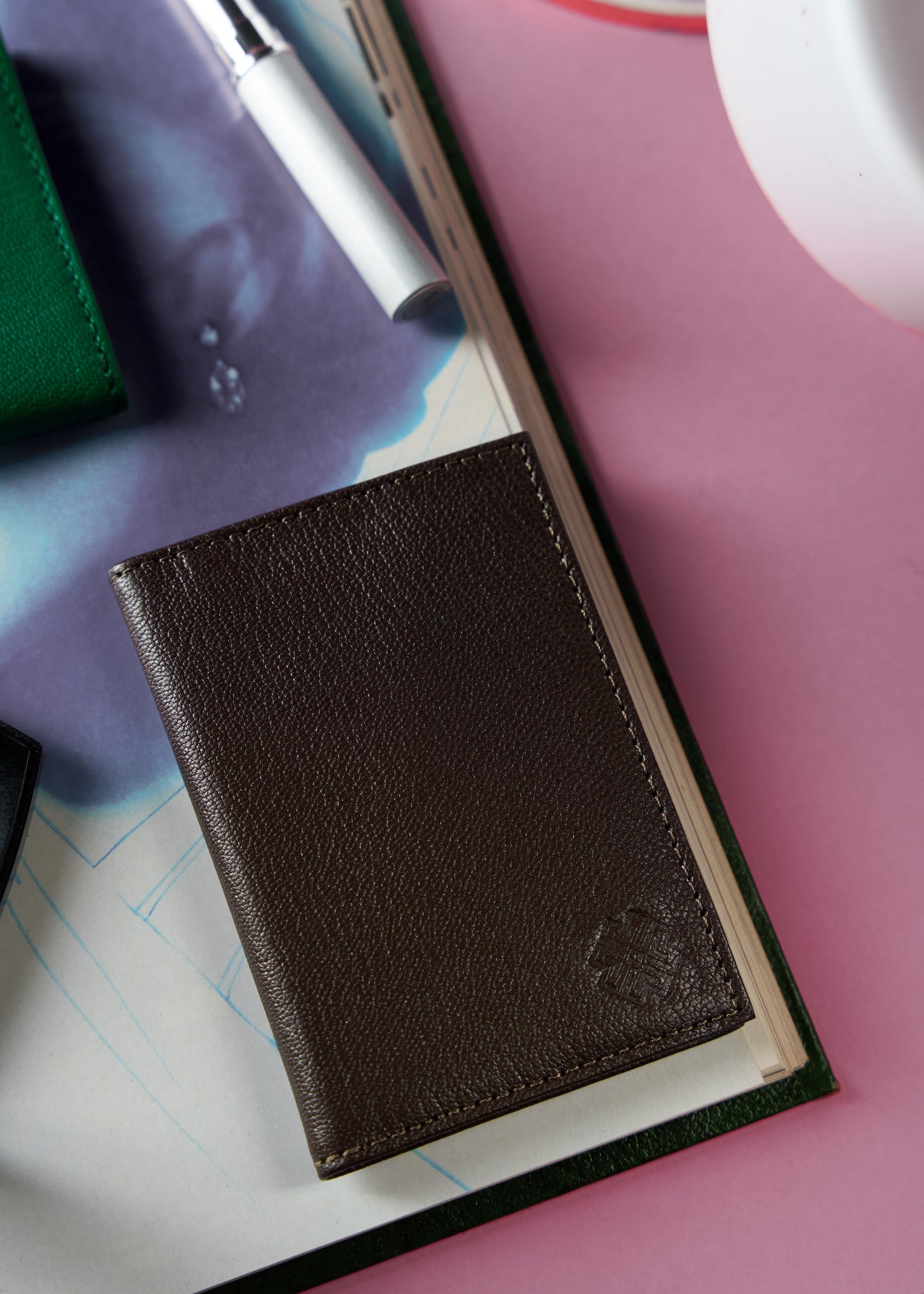 Compact Leather Wallet Arabica - MORELET®