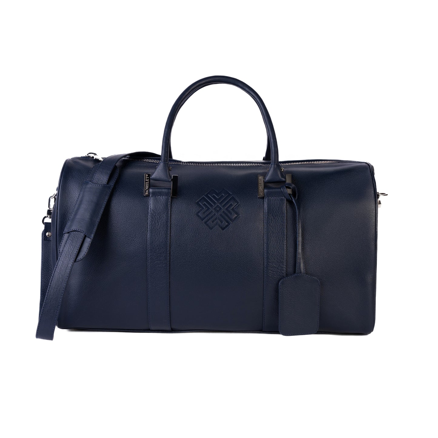 Duffel 55 - Leather Travel Bag Midnight Blue - MORELET®