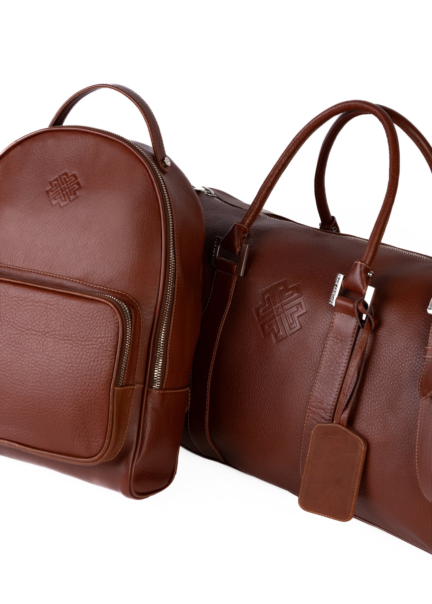 Luxury Leather Backpack Saddle Brown - MORELET®