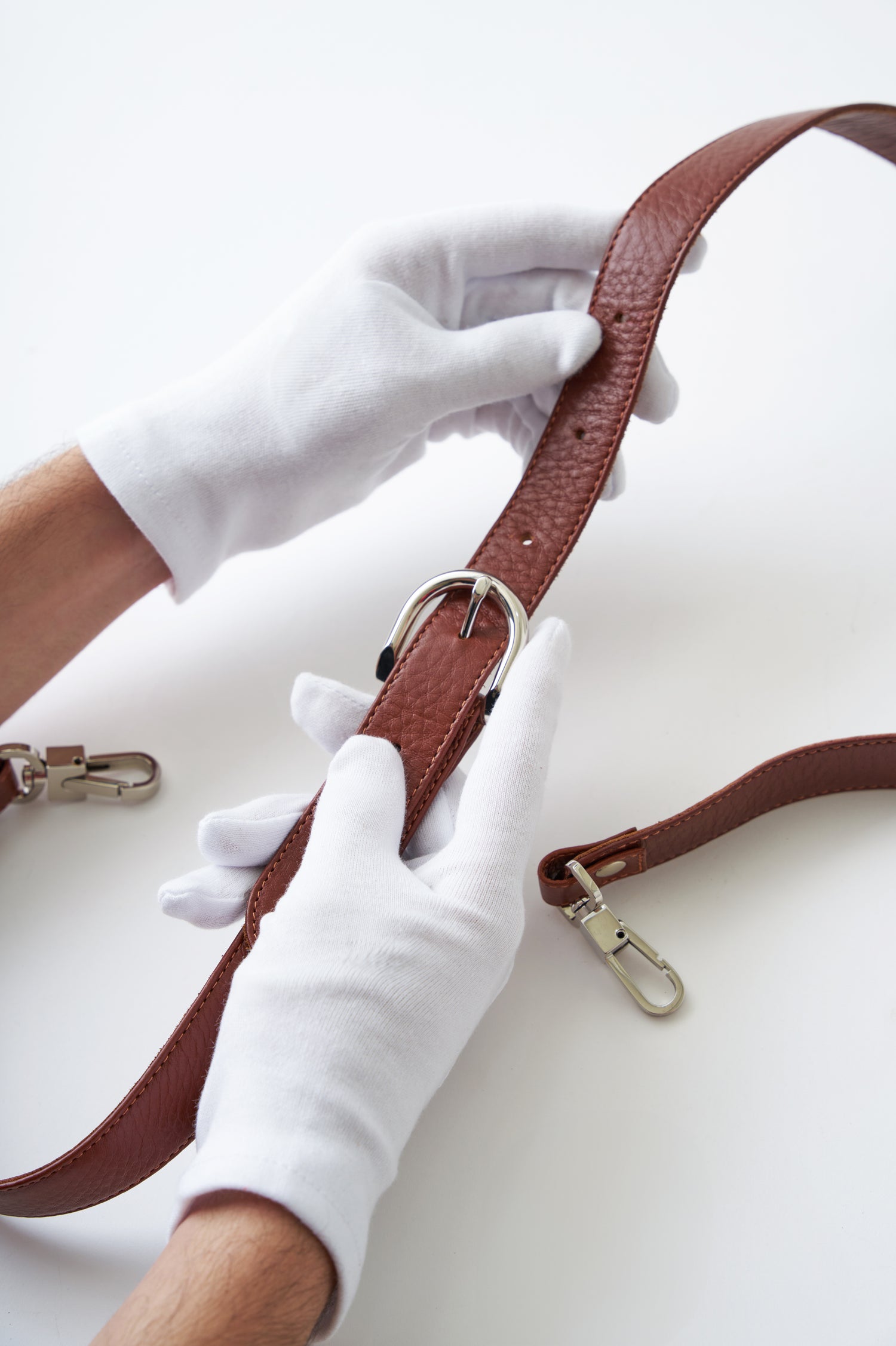 Duffel 55 - Leather Travel Bag Saddle Brown - MORELET®