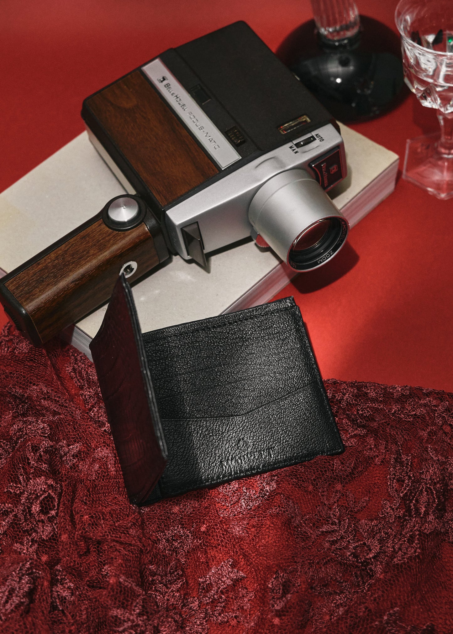 Bifold Leather Wallet Noir - MORELET®