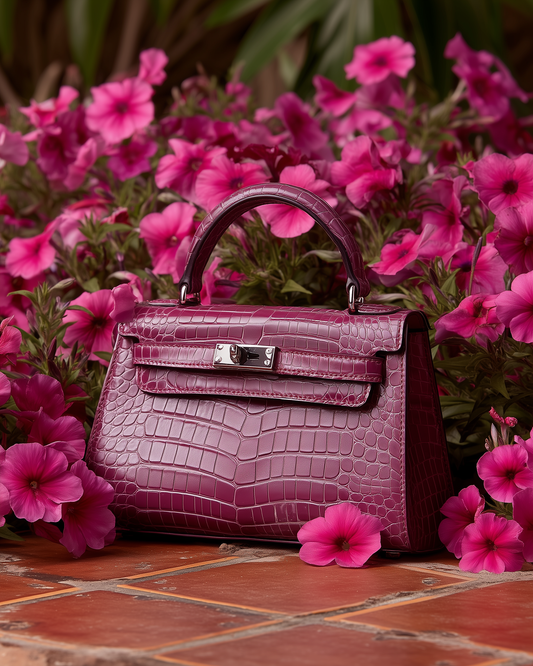 Crocodile Silhouette Baguette