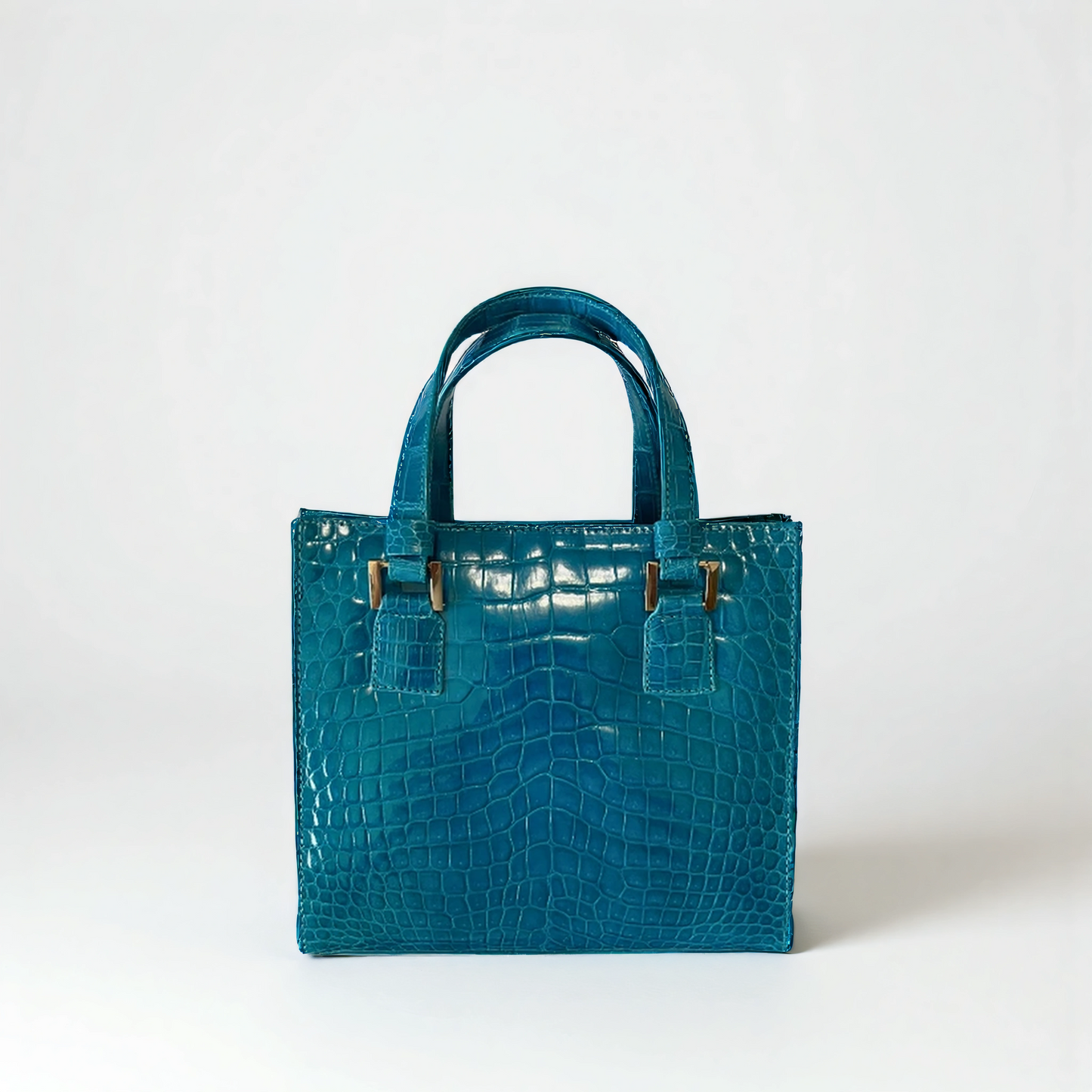 Mini Tote de Cocodrilo
