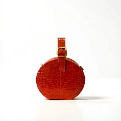 Bolso Round de Cocodrilo