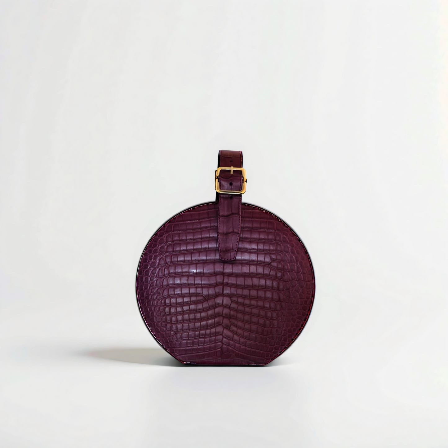 Bolso Round de Cocodrilo